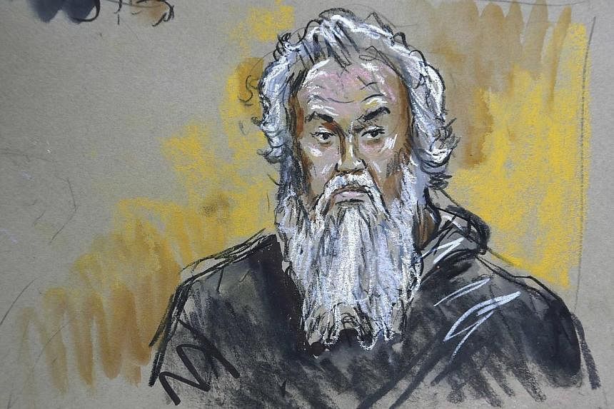 A courtroom sketch depicts Ahmed Abu Khatallah in U.S. federal court in Washington on June 28, 2014.&nbsp;The suspected ringleader of a deadly attack on the US mission in the Libyan city of Benghazi pleaded not guilty during a brief court appearance 