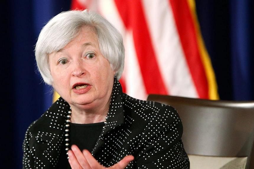 Federal Reserve Chairman Janet Yellen holds a news conference following two-day Federal Open Market Committee meeting at the Federal Reserve in Washington on June 18, 2014. Ms Yellen said on July 2 that monetary policy faces major limitations as a to