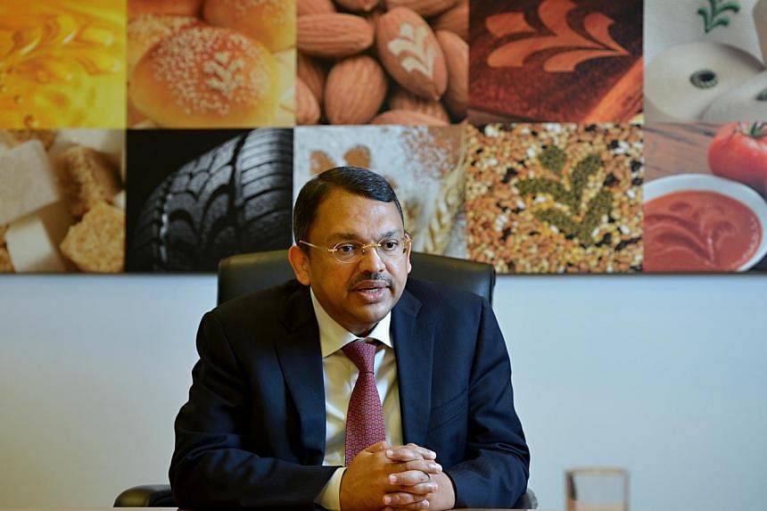 Mr Sunny Verghese, chief executive of Olam, at his office in Suntec on Nov 29, 2012.&nbsp;Agricultural firm Olam International wants to be play a more activist role in pushing for change in the most important global challenges in the next 25 years. -