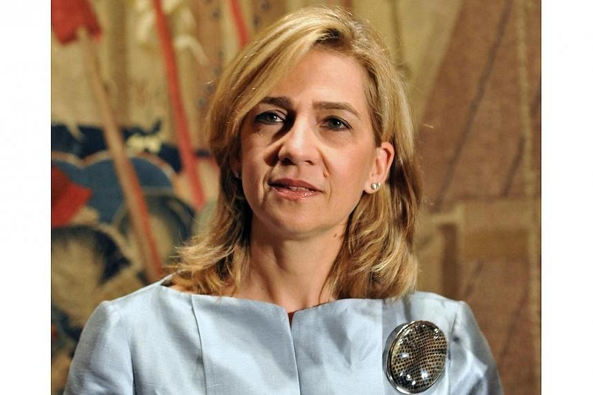 Spain's Princess Cristina attending a preview of the exhibition The Invention Of Glory: Alfonso V And The Pastrana Tapestries at the National Gallery of Art in Washington on Sept 13, 2011. Princess Cristina appealed July 2, 2014, against tax and mone