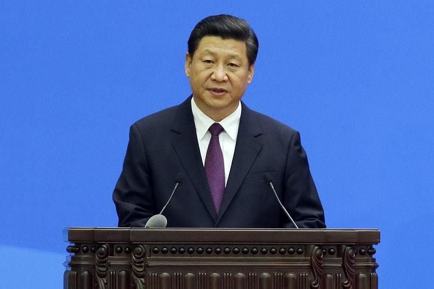 "We hope the US will objectively view China's basic national conditions as well as its domestic and foreign policies," Mr Xi Jinping said. -- PHOTO: REUTERS
