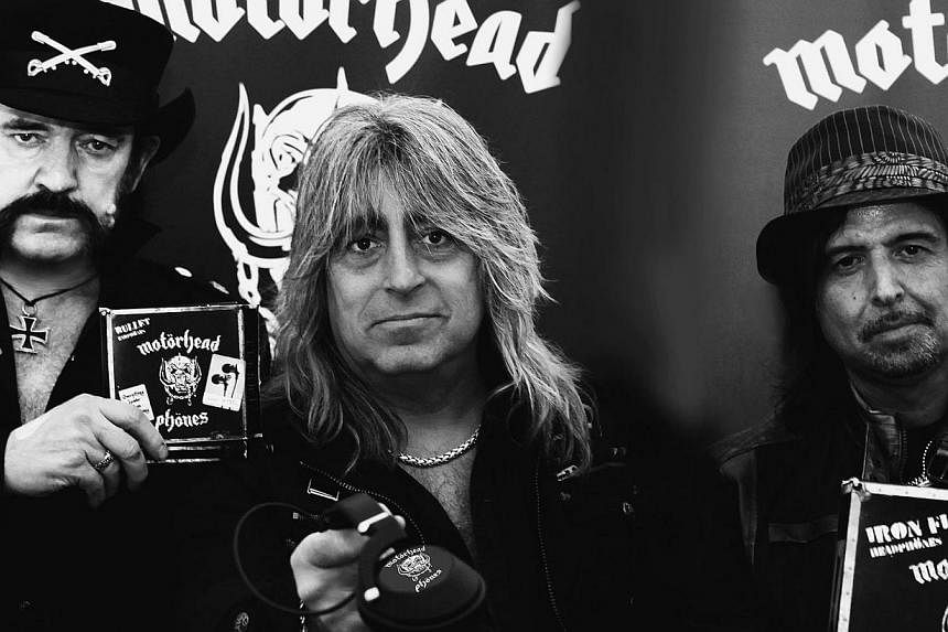 Members of British hard rock band Motorhead comprising (from left) frontman-bassist Lemmy, drummer Mikkey Dee and lead guitarist Phil “Wizzo” Campbell. A fan of the heavy metal band was found to have bleeding in the brain a month after a night of