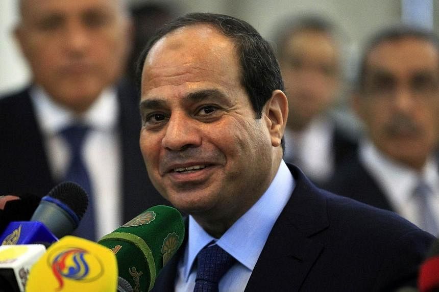 Egypt's President Abdel Fattah al-Sisi speaks during joint news conference with Sudan's President Omar al-Bashir (not seen) in Khartoum on June 27, 2014.&nbsp;Egypt has drastically raised fuel prices overnight to tackle a bloated subsidy system, in a