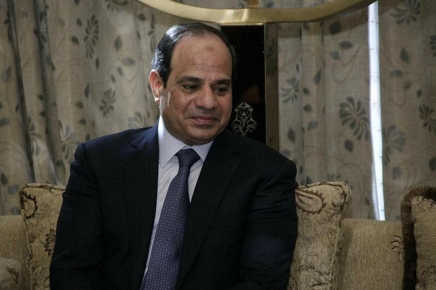 A picture taken on June 27, 2014 shows Egyptian President Abdel Fattah al-Sisi during a meeting with Sudanese President in the Sudanese capital, Khartoum.&nbsp;Egypt's President Abdel Fattah al-Sisi warned the independence of Iraq's Kurdish region wo