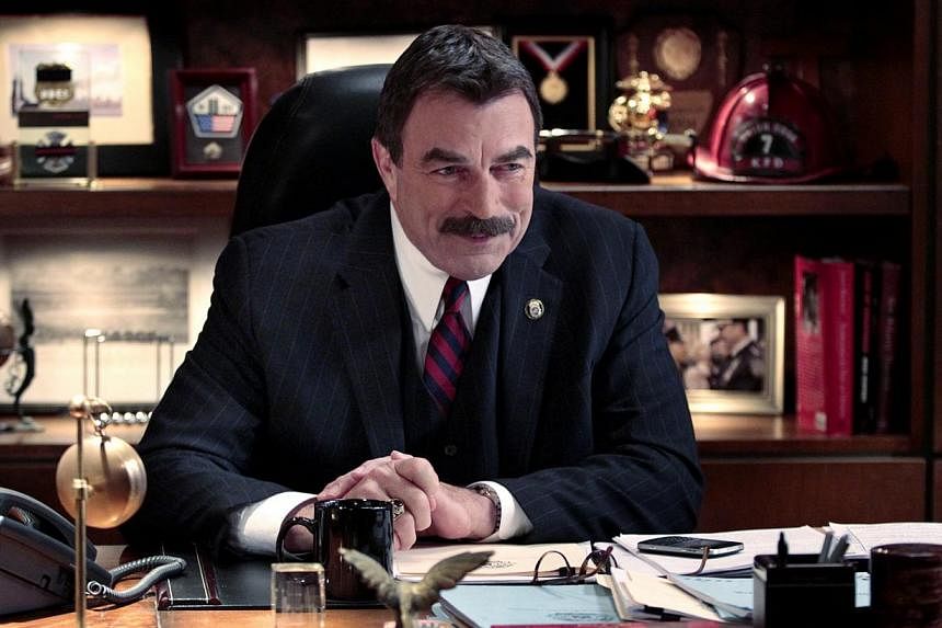Actor Tom Selleck plays a police commissioner in multi-generation police family drama Blue Bloods. -- PHOTO: AXN