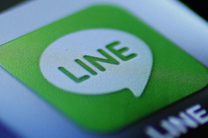 The icon of messaging app "Line" is pictured on an Apple iPhone in this Aug 14, 2012 file photo illustration taken in Tokyo.&nbsp;The billionaire founder of web portal operator Naver Corp beat back Google Inc to leave South Korea one of few countries