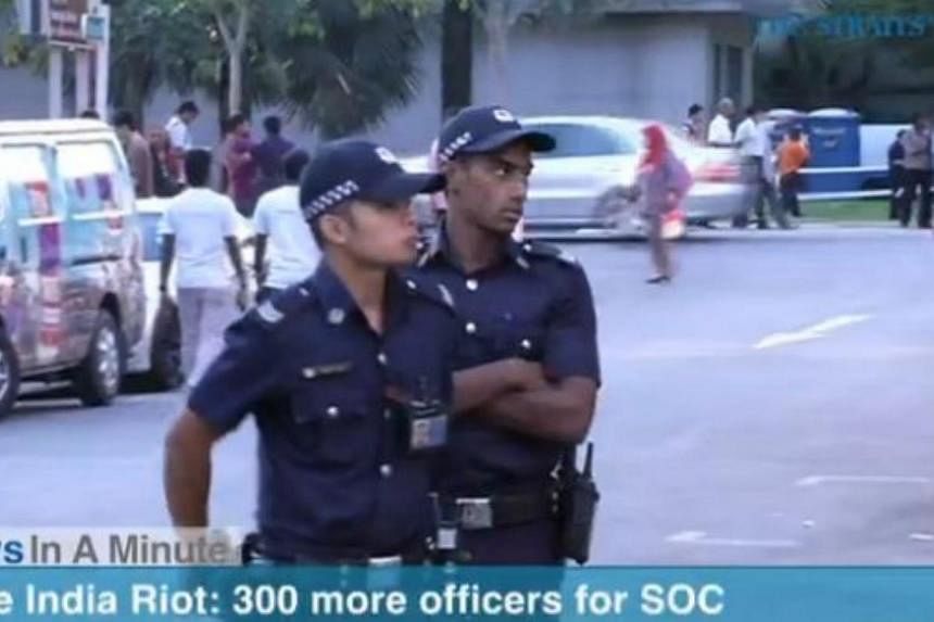 In today's The Straits Times News In A Minute video, we look at how police manpower resources will be beefed up and its officers better equipped to deal with large-scale public order incidents like the Little India riot. -- PHOTO: SCREENGRAB FROM VID