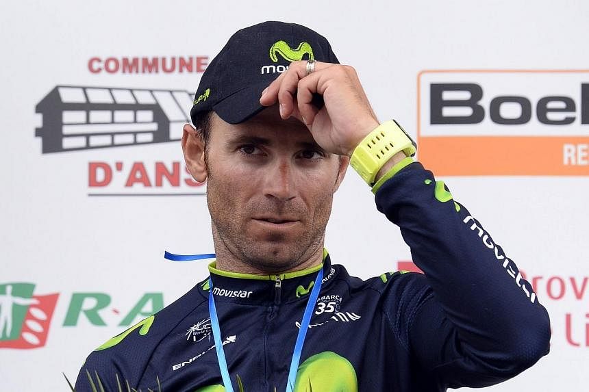 Tour de France contender Alejandro Valverde said there were no easy stages on the world's greatest bicycle race as it headed back to its true homeland on Tuesday, July 8, 2014. -- PHOTO: AFP