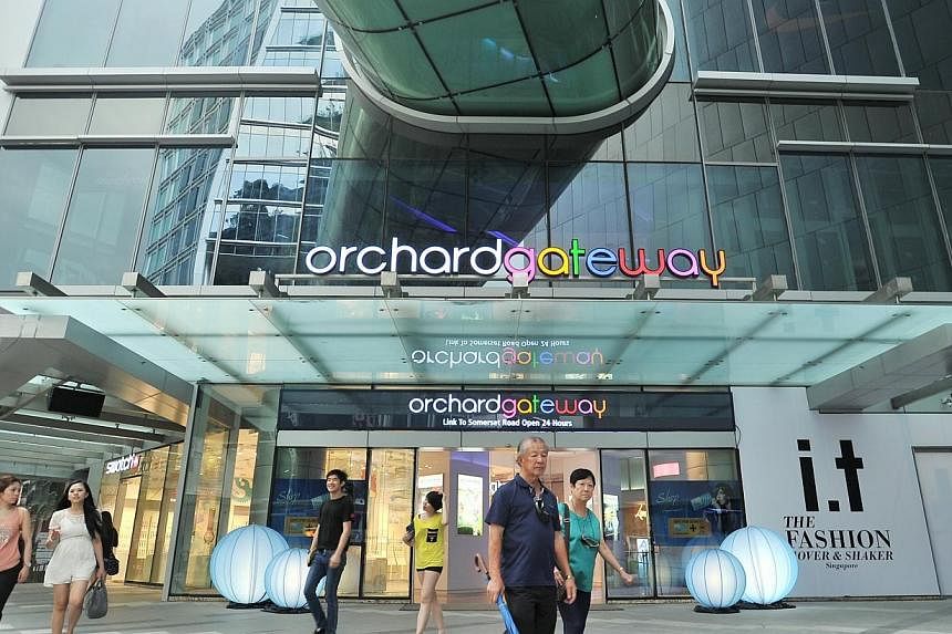 Orchard Gateway shopping mall.&nbsp;Private school M2 Academy, which opens a campus today in Orchard Gateway to offer University of South Australia degree courses, is also going big on nurturing job-ready graduates. -- PHOTO: ST FILE