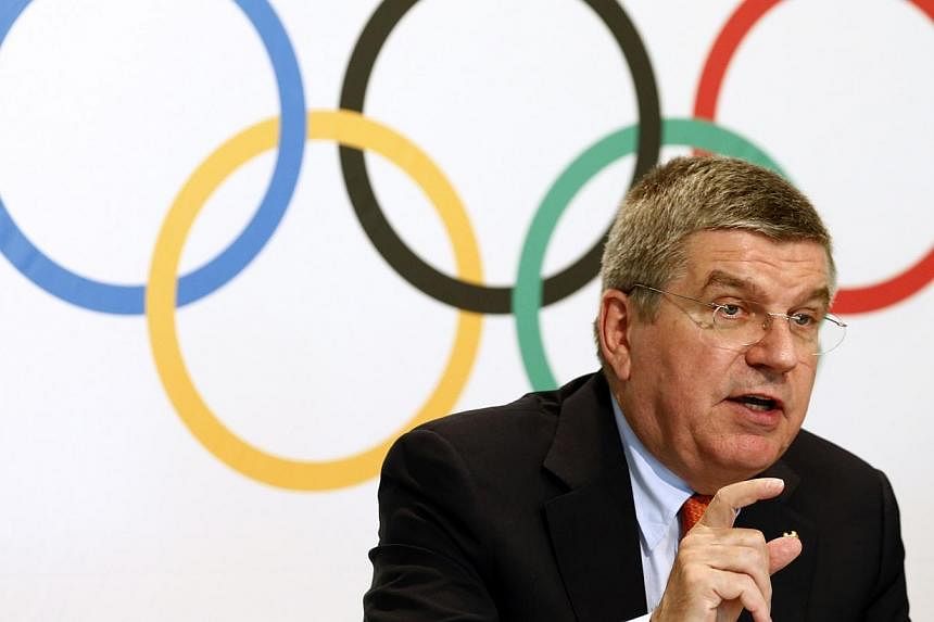 International Olympic Committee president Thomas Bach said on Wednesday, July 9, 2014, he was confident that Brazil's World Cup humiliation would not sour the mood ahead of the 2016 Rio Olympics, and that the city would be ready. -- PHOTO: REUTERS