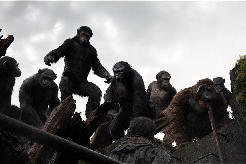 Like all good post-apocalypse movies, Dawn Of The Planet Of The Apes ends in a battle. -- PHOTO: TWENTIETH CENTURY FOX