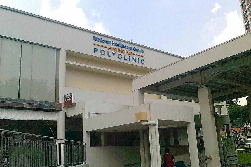 Ang Mo Kio polyclinic has come out tops among Singapore's 18 polyclinics in the latest patient satisfaction survey. --&nbsp;SHIN MIN PHOTO