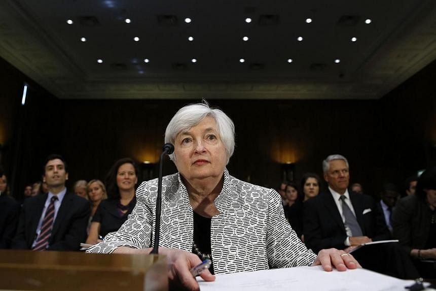 Federal Reserve Chair Janet Yellen testifies before the Senate Banking Committee on Capitol Hill in Washington on July 15, 2014.&nbsp;The Federal Reserve could raise its interest rate sooner than expected as the jobs market improves, Fed chairman Jan
