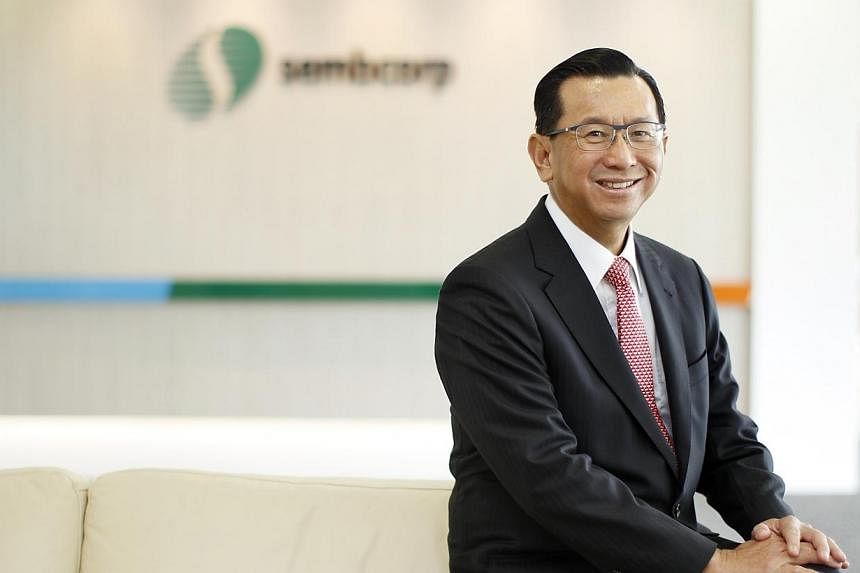 Sembcorp chief executive Tang Kin Fei clinched the title of best CEO at the Singapore Corporate Awards, among companies with $1 billion or more in market capitalisation listed on the Singapore Exchange. -- PHOTO: BUSINESS TIMES&nbsp;