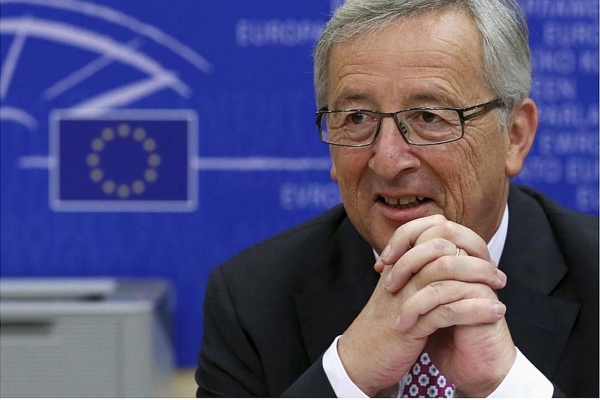 The European Union's newly-elected parliament decides Tuesday whether to name Jean-Claude Juncker as next head of the powerful European Commission, but with some lawmakers opposed, the vote could be tight. -- PHOTO: REUTERS