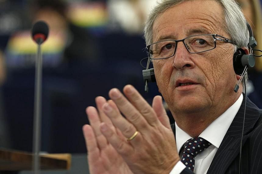 Luxembourg's former conservative premier Jean-Claude Juncker won the endorsement on Tuesday of the European Parliament to become president of the powerful European Commission for the next five years. -- PHOTO: REUTERS