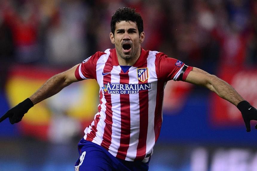 Spain striker Diego Costa has completed his transfer to Chelsea from Atletico Madrid, the English Premier League side announced on Tuesday, July 15, 2014. -- PHOTO: AFP