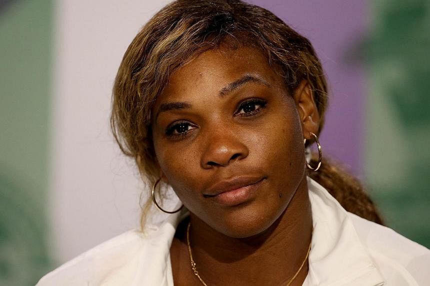 World No. 1 Serena Williams, coming off a surprise third-round loss at Wimbledon, heads the women's field for the US Open, which starts in New York in late August. -- PHOTO: AFP