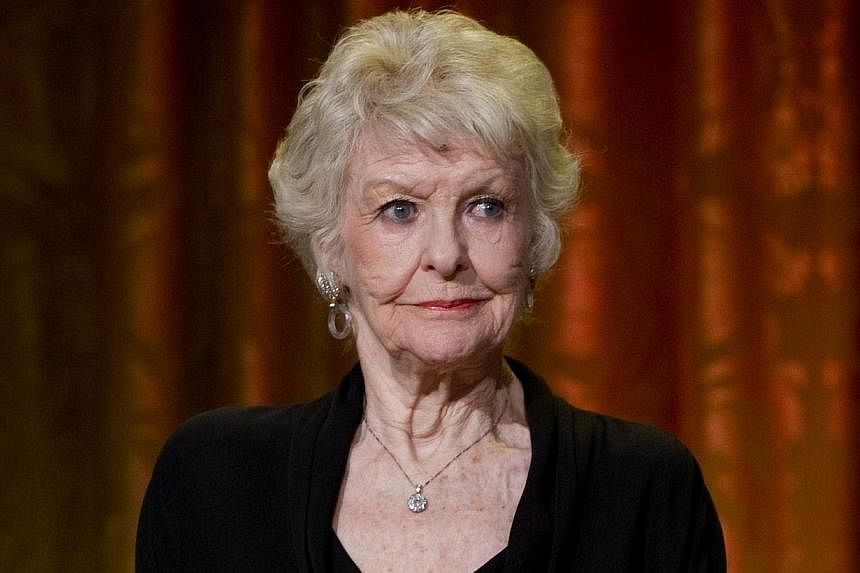 This 2010 file photo shows Tony Award-winning actress Elaine Stritch as she appears onstage during a White House Music Series event saluting Broadway theater and music performances. The much loved Broadway actress and singer, who enthralled theatre a
