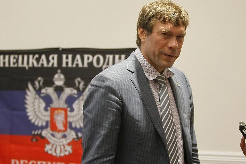 Oleg Tsarev, pro-Russian politician and former candidate in the 2014 Ukrainian presidential election, attends a news conference in Donetsk on June 27, 2014. Separatists in Ukraine said they lack the firepower to have shot down Malaysia Airlines MH17 