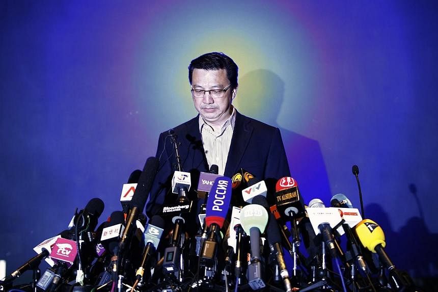 Malaysia's Transport Minister Liow Tiong Lai speaks during a news conference at a hotel near the Kuala Lumpur International Airport in Sepang on July 19, 2014.&nbsp;Malaysia Airlines (MAS) flight MH17's flight path was considered a safe route, said M