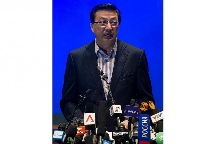 Malaysia's Transport Minister Liow Tiong Lai addresses the media at a hotel near the Kuala Lumpur International Airport in Sepang on July 19, 2014.&nbsp;Malaysian Transport Minister Liow Tiong Lai said the route taken by Malaysia Airlines Flight MH17