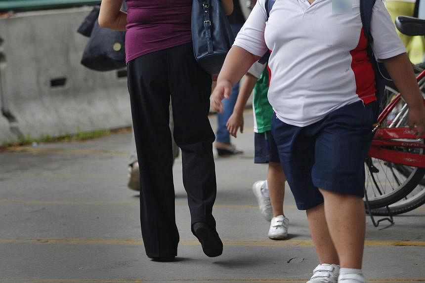 The number of obese and overweight children in the world could balloon from 44 million in 2012 to 75 million in 2025, the World Health Organisation (WHO) warned on Friday. -- PHOTO: ST FILE