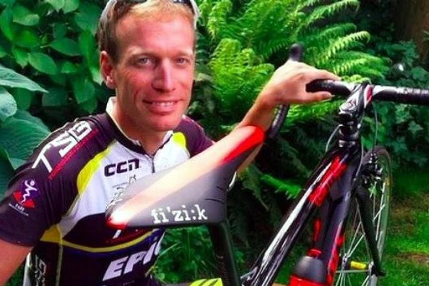 Dutch cyclist Maarten de Jonge cheated death twice after he made last minute changes to his tickets for Malaysia Airlines flights MH370 and MH17. -- PHOTO TAKEN FROM TWITTER