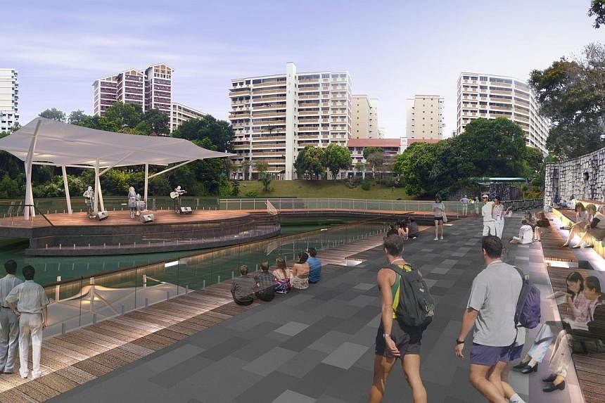 An artist's impression of how the Pang Sua Pond in Bukit Panjang will look.&nbsp;-- PHOTO: PUB&nbsp;