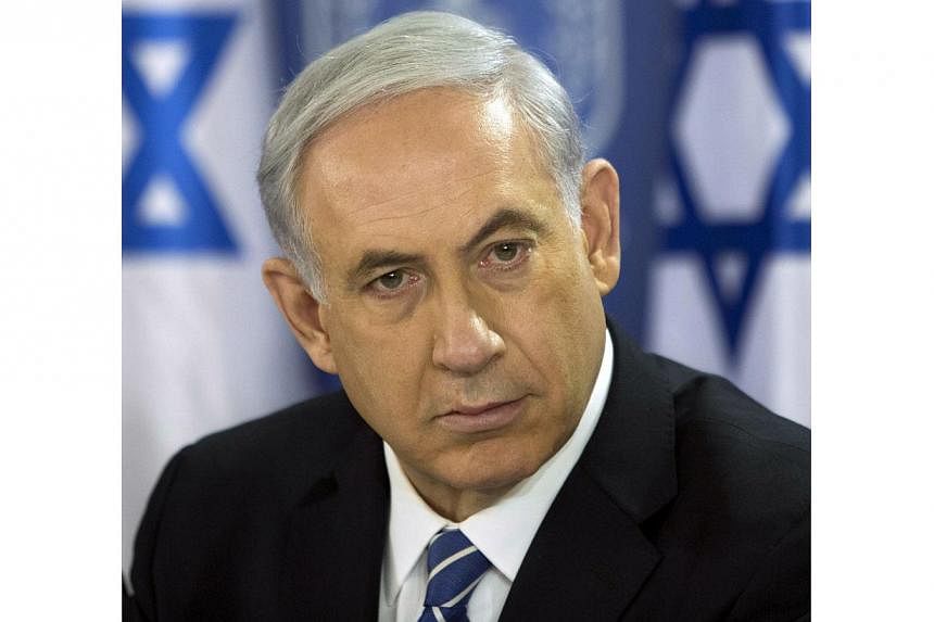 Israeli Prime Minister Benjamin Netanyahu said Sunday there was "very strong" international support for the military's ongoing operation in Gaza that has killed more than 430 Palestinians in 13 days. -- PHOTO: AFP