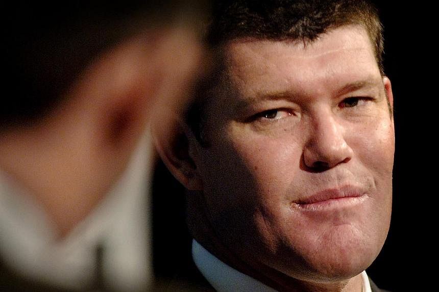 Billionaire James Packer, one of Australia's richest men, on Tuesday announced he was setting up a philanthropic foundation to give away A$200 million (S$232 million). -- PHOTO: BLOOMBERG