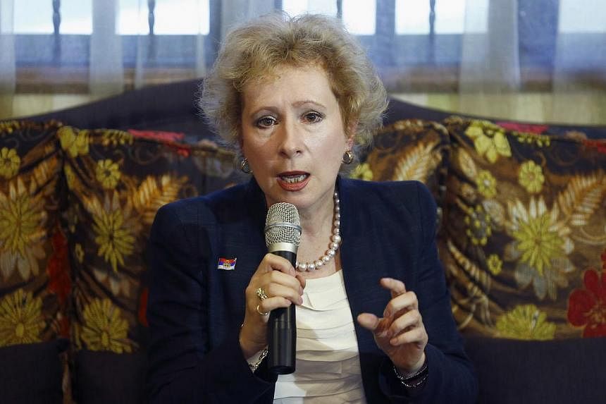 Russian ambassador to Malaysia&nbsp;Lyudmila Vorobyeva&nbsp;said it is not fair to squarely blame the pro-Russian separatists on shooting down of Malaysia Airlines Flight MH17 that killed 298 people on board. -- PHOTO: REUTERS