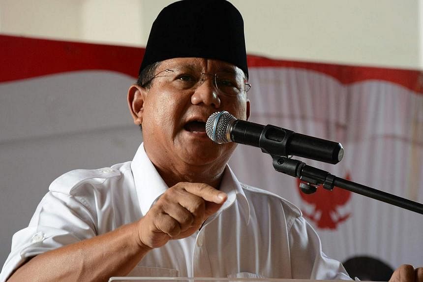 Prabowo Subianto, who lost Indonesia's presidential election, will not go to the Constitutional Court to challenge the results of the ballot announced on Tuesday by the Elections Commission, his lawyer said. -- PHOTO: REUTERS