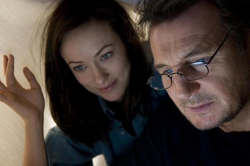 Liam Neeson and Olivia Wilde (both above) as lovers in Third Person. -- PHOTO: SHAW