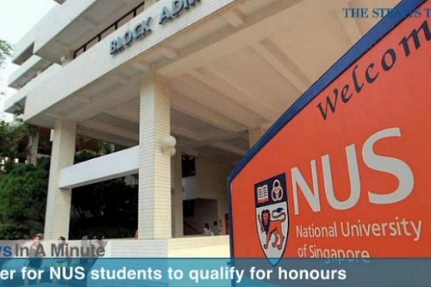 In today's The Straits Times News In A Minute video, we look at the National University of Singapore renaming different honours categories.&nbsp;-- PHOTO: SCREENGRAB FROM VIDEO
