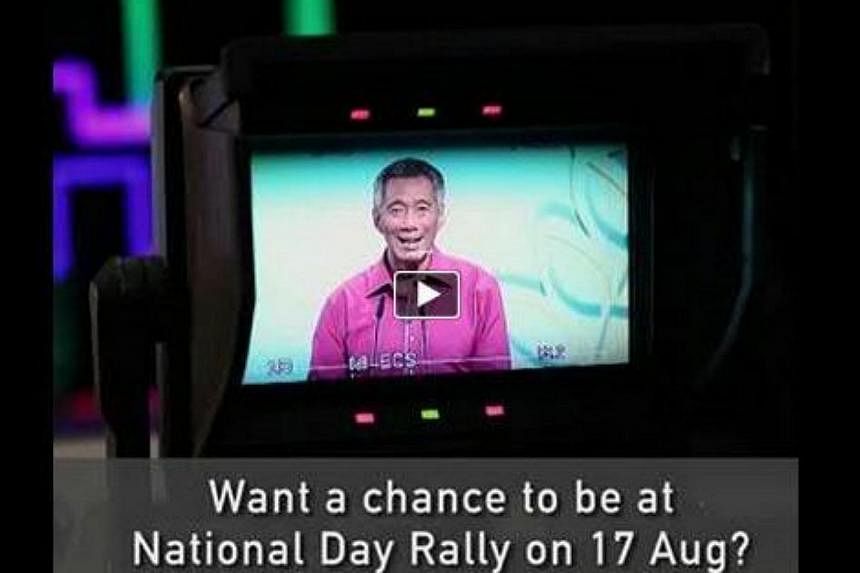 Prime Minister Lee Hsien Loong has reached out to his social media followers, and invited them to let him know if they are keen on attending this year's National Day Rally, which will take place on Sunday Aug 17. -- SCREENGRAB: LEE HSIEN LOONG/FACEBO
