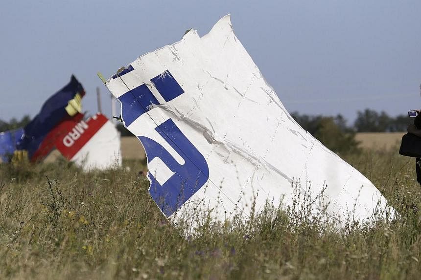 &nbsp;A woman takes a photograph of wreckage at the crash site of Malaysia Airlines Flight MH17 near the village of Hrabove (Grabovo), Donetsk region on July 26, 2014.&nbsp;Witnesses have uploaded 150 photos and videos to a Dutch police server set up