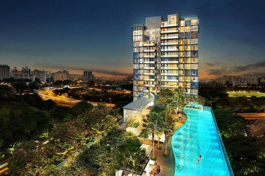 Property developer Tuan Sing's profits and revenue for the three months to June 30 mainly came from progressive revenue recognition of unit sales at Seletar Park Residence and Sennett Residence (pictured), as well as the initial recognition of new bo