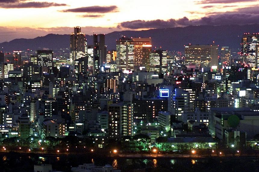 The skyline of Osaka is seen in this Feb 8, 2001, file photo.&nbsp;Osaka police have admitted they did not report more than 81,000 offences over a period of several years in a desperate bid to clean up the region's woeful reputation for street crime.