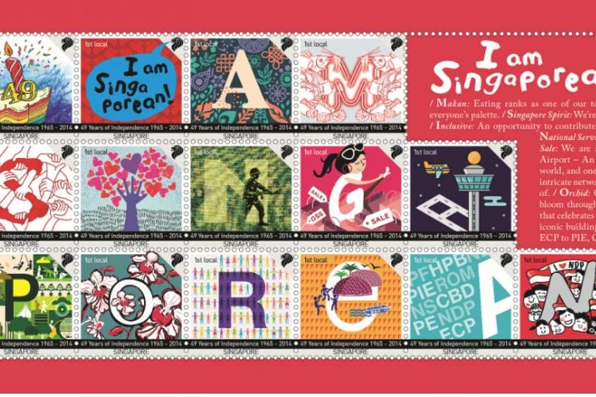 The second set of a three-part commemorative stamp series will be released on Monday to celebrate Singapore's 49 years of independence on August 9. -- PHOTO: SINGAPORE POST LIMITED&nbsp;