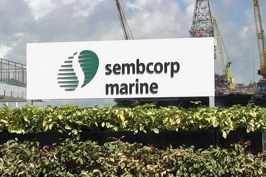 Drilling rig builder Sembcorp Marine said on Monday its second-quarter net profit rose 5.4 per cent from a year earlier, helped by stronger performance from its rig building and fixed platform businesses. -- PHOTO: SEMBCORP MARINE