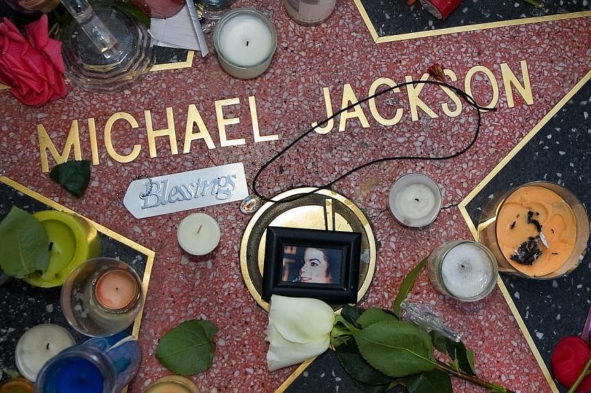 A 2009 file photo shows the star of US music legend Michael Jackson on the Hollywood Walk of Fame in Los Angeles, California. A man is seeking damages from Jackson's estate, alleging that the late King of Pop sexually abused him as a child during the