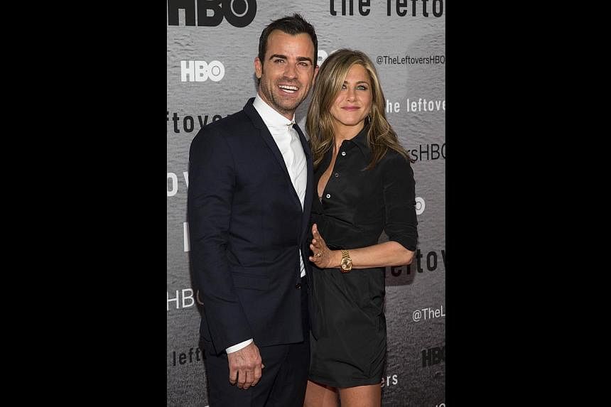 Justin Theroux and Jennifer Aniston (both above) have been engaged since 2012. -- PHOTO: REUTERS