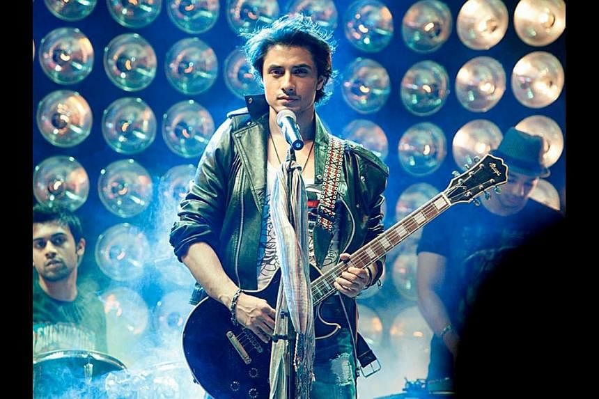 In Bollywood, where most actors have playback voices, Ali Zafar is the rare star who can sing for himself. -- PHOTO: SINGAPORE PAKISTAN ASSOCIATION