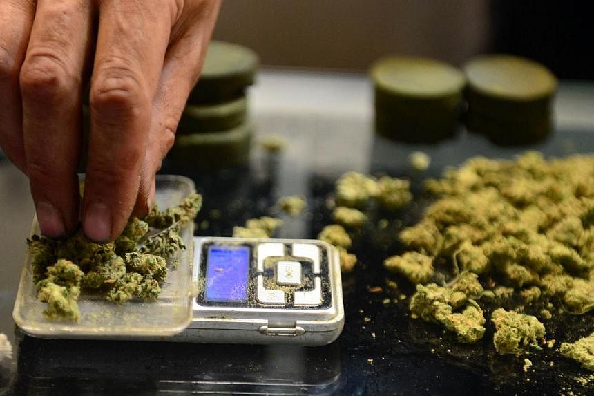 Residents of the US capital will vote in November on whether to follow the states of Colorado and Washington in legalizing marijuana, following approval of the initiative Wednesday by its Board of Elections. -- PHOTO: AFP&nbsp;
