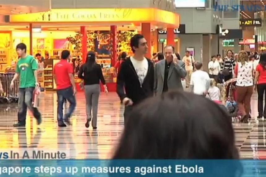In today's News In A Minute, we look at Health Advisory Notices to be distributed to travellers from affected countries at air and land checkpoints.&nbsp;-- SCREENGRAB FROM RAZORTV VIDEO
