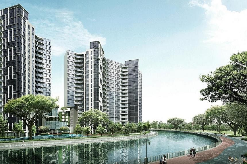Developer UOL Group's revenue from property development fell 73 per cent to $36.6 million. This was attributed mainly to a decline in revenue from the sale of development properties at Waterbank at Dakota (pictured) and Spottiswoode Residences, which