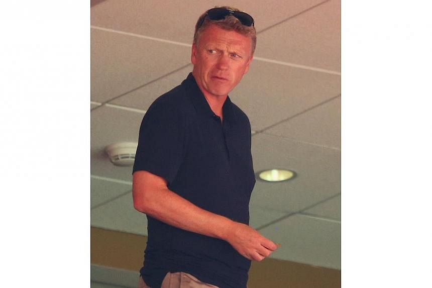 Former Manchester United manager David Moyes looks on from the stands during the international friendly match between England and Ecuador at Sun Life Stadium on June 4, 2014 in Miami Gardens, Florida.&nbsp;Phil Neville has branded Manchester United's