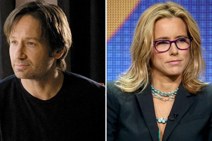 Hollywood couple David Duchovny and Tea Leoni have divorced. -- PHOTO: AFP / FOX INTERNATIONAL CHANNELS