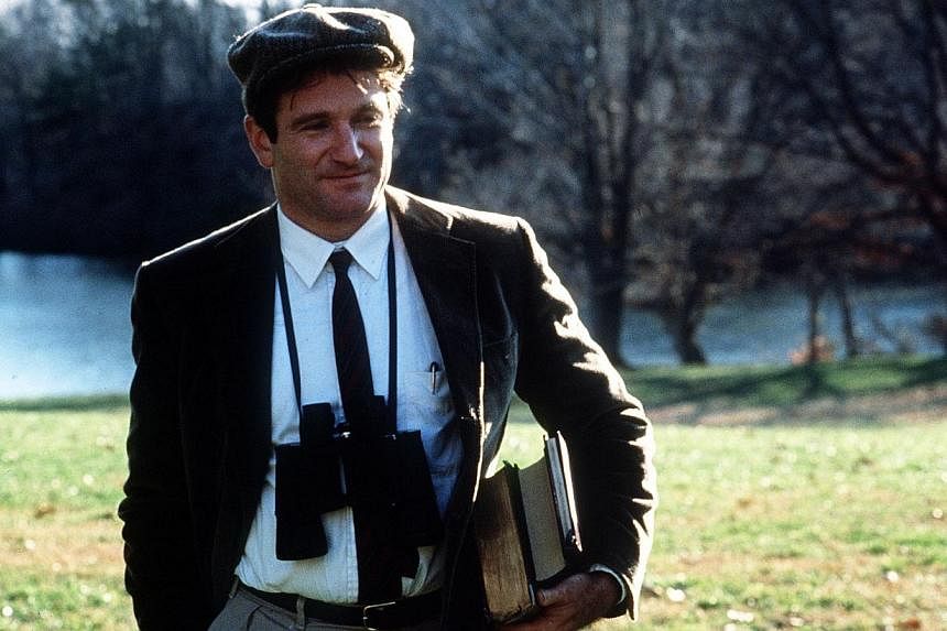 A cinema still from Dead Poets Society starring Robin Williams. -- PHOTO: TOUCHSTONE PICTURES